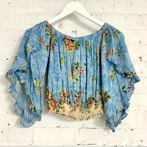 Floral Crop Top Small